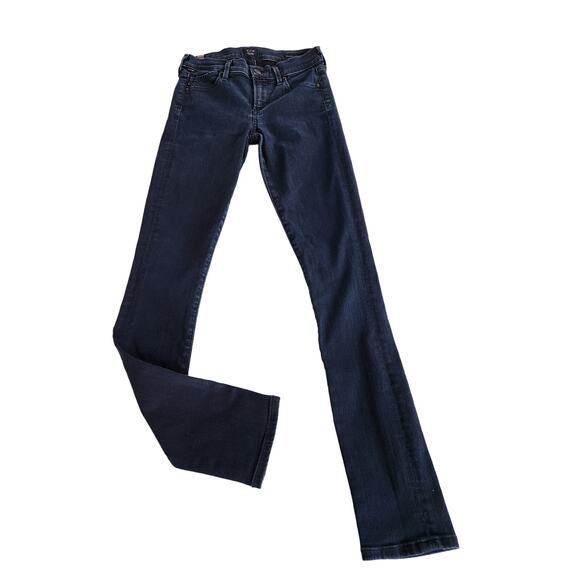 Citizens of Humanity Skinny Jeans Womens Size 25 Low Rise Stretch Dark Wash - Picture 1 of 9